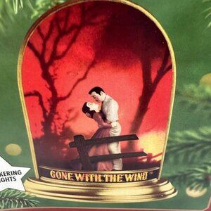 VTG Hallmark Light Up Magic Ornament Gone With the Wind "Farewell Scene" 2001